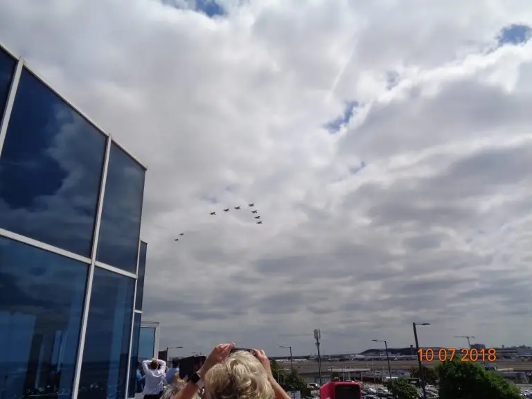 Raf 100 Fly Past