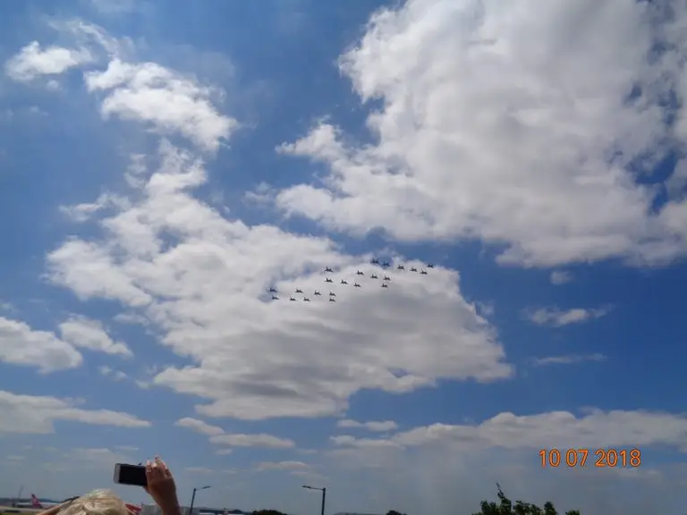 Raf 100 Fly Past