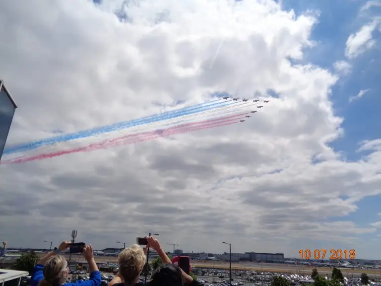 Raf 100 Fly Past